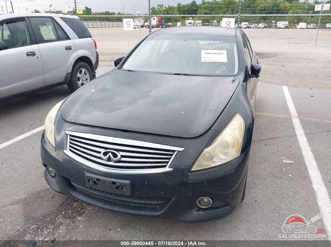 JN1DV6AR5BM650735 2011 INFINITI G25X photo no. 6