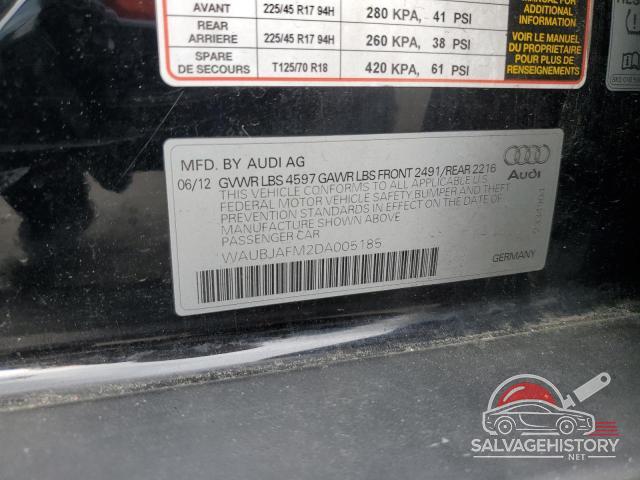 WAUBJAFM2DA005185 2013 AUDI A3 photo no. 12