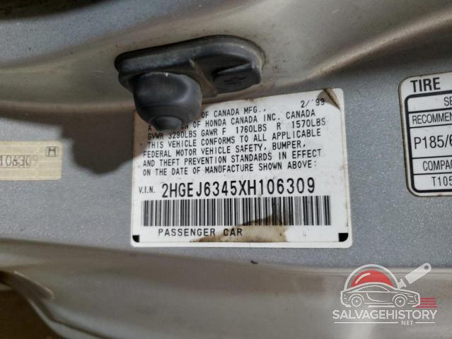 2HGEJ6345XH106309 1999 HONDA CIVIC photo no. 12