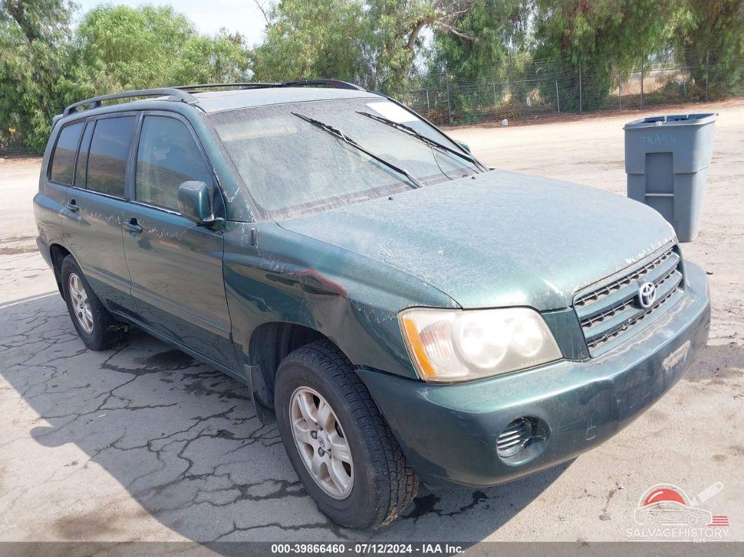JTEGF21A730074788 2003 TOYOTA HIGHLANDER photo no. 7