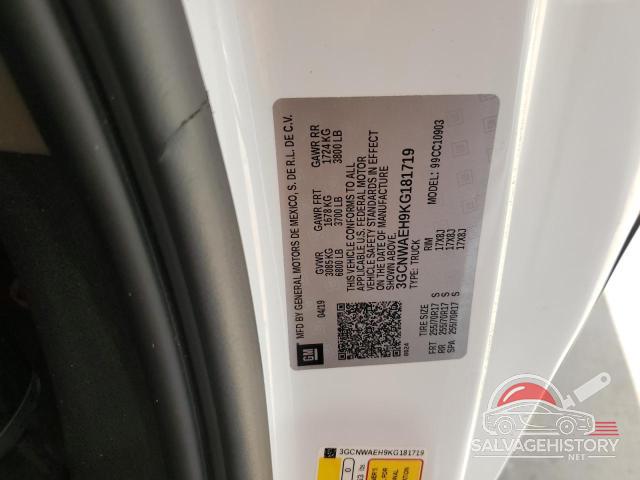 3GCNWAEH9KG181719 2019 CHEVROLET ALL Models photo no. 12
