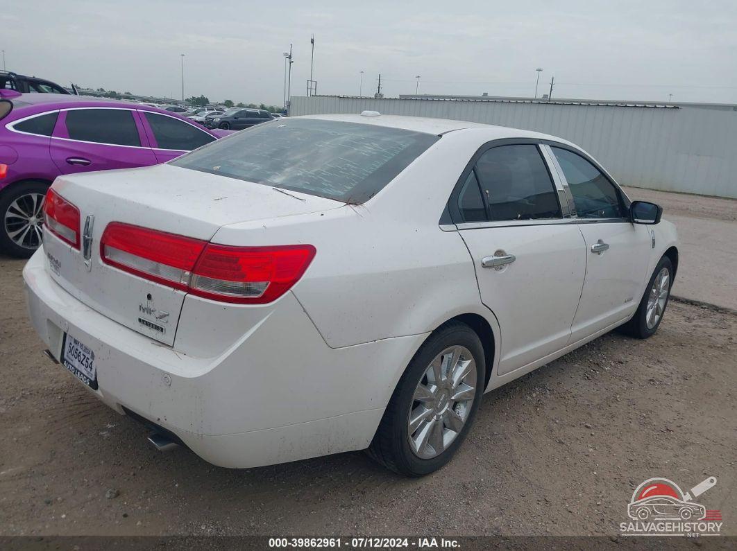 3LNDL2L31BR772791 2011 LINCOLN MKZ HYBRID photo no. 4