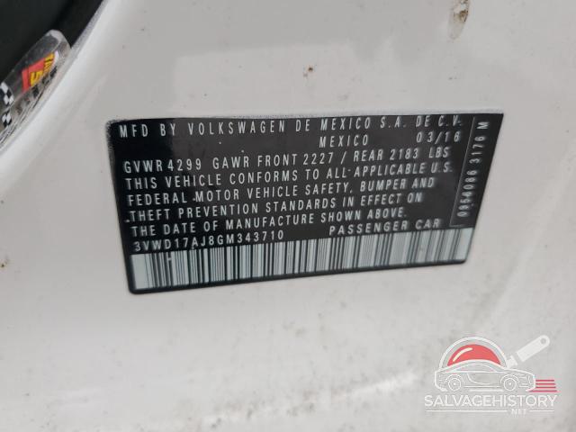 3VWD17AJ8GM343710 2016 VOLKSWAGEN JETTA photo no. 13