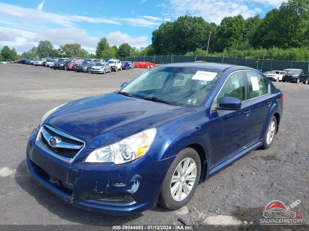 4S3BMBC67B3231472 2011 SUBARU LEGACY photo no. 2