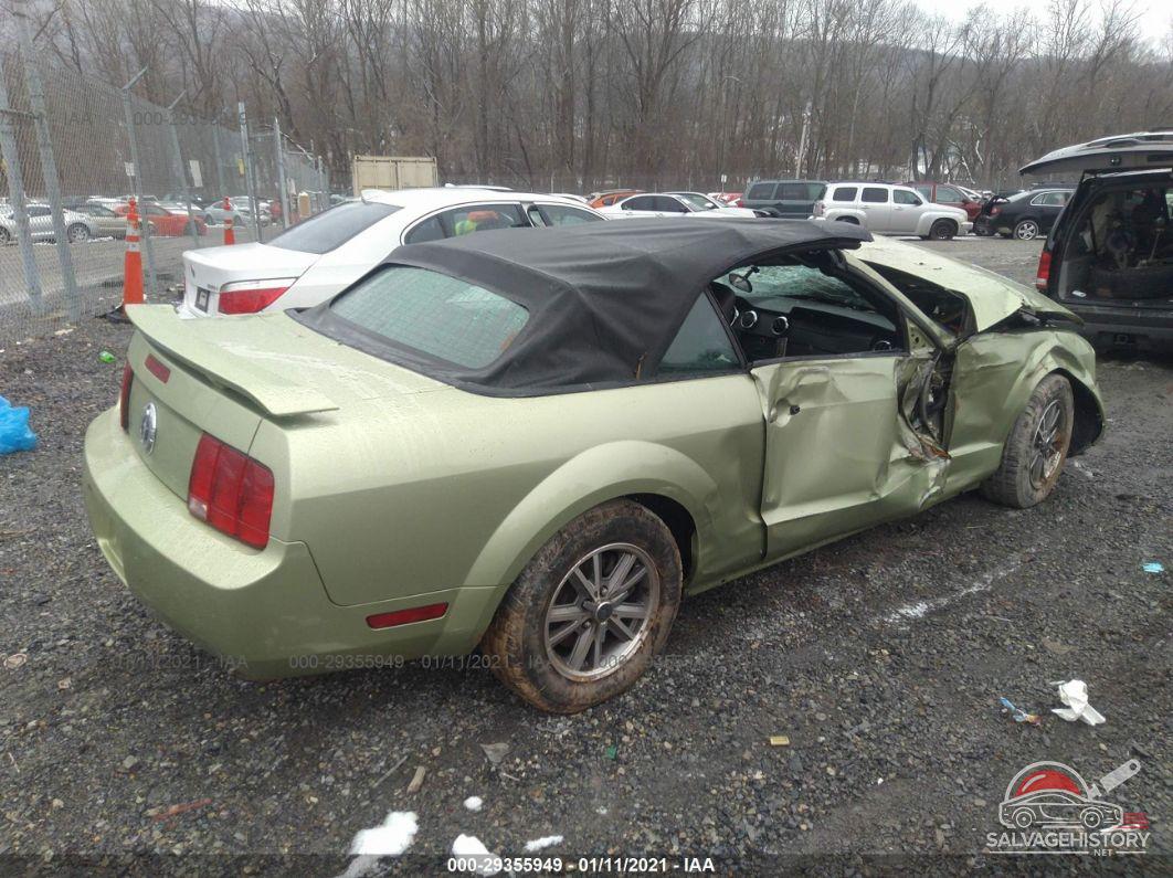 1ZVFT84N555231571 2005 FORD MUSTANG photo no. 4