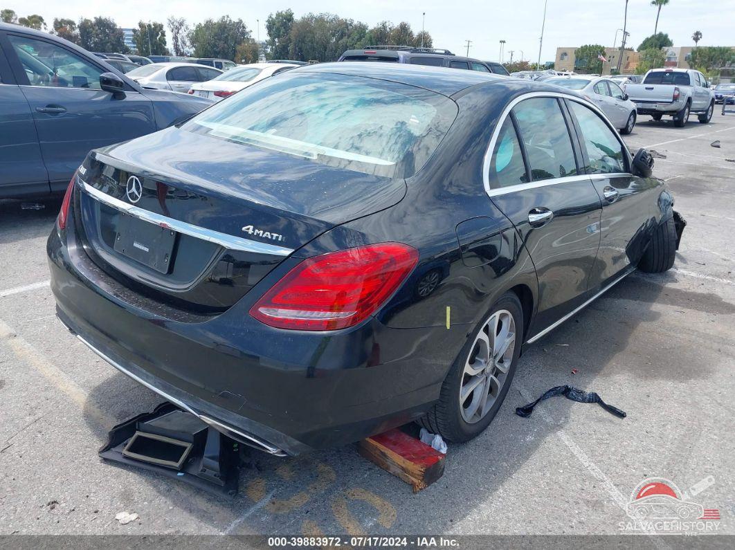 55SWF4KB8FU033674 2015 MERCEDES-BENZ C 300 photo no. 4