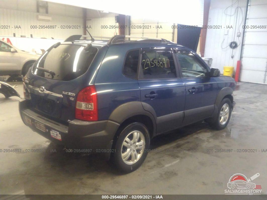 KM8JN72D96U319568 2006 HYUNDAI TUCSON photo no. 4