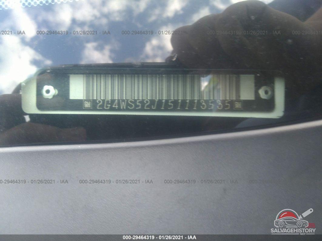 2G4WS52J151113535 2005 BUICK CENTURY photo no. 9