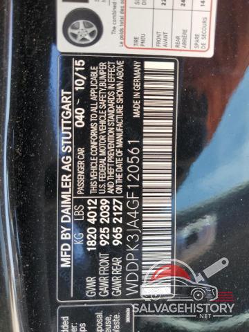 WDDPK3JA4GF120561 2016 MERCEDES-BENZ SLK-CLASS photo no. 12