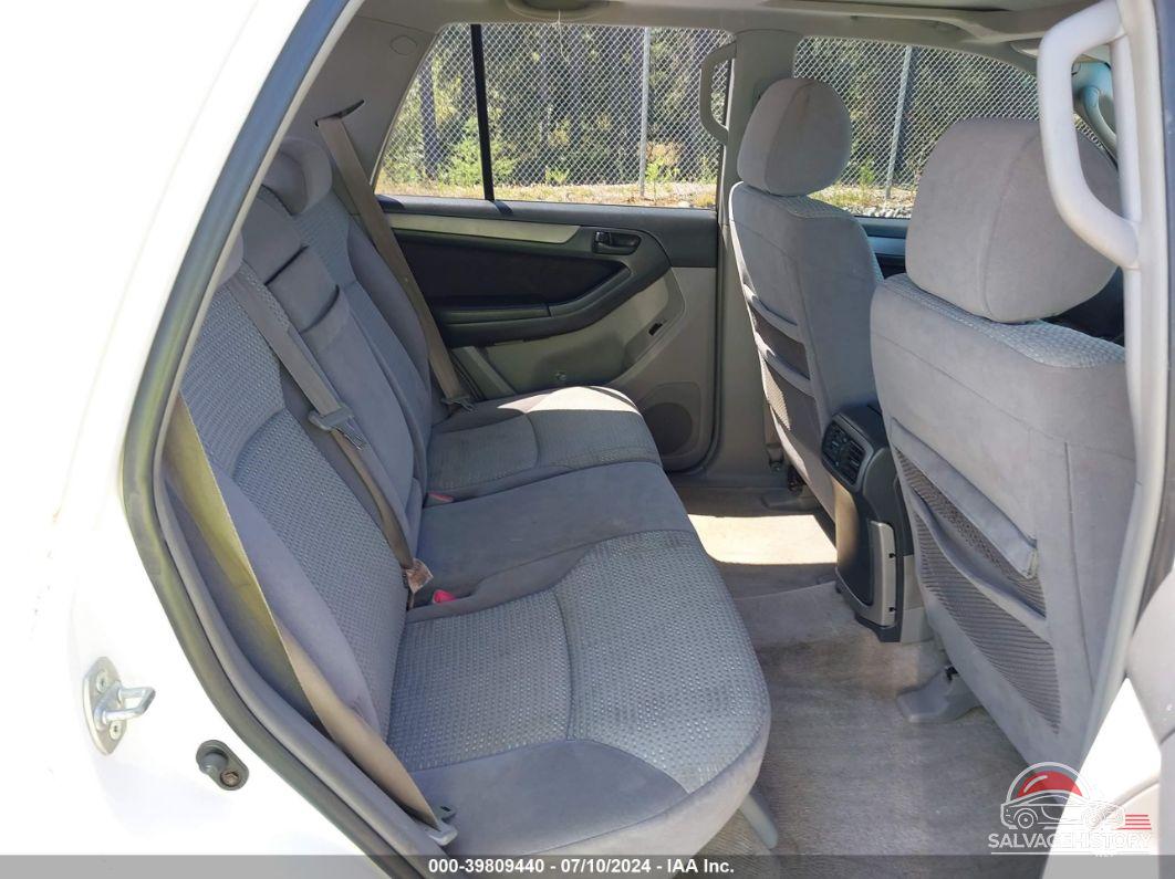 JTEBU14R148019753 2004 TOYOTA 4RUNNER photo no. 8