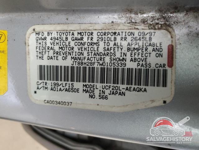 JT8BH28F7W0105339 1998 LEXUS LS400 photo no. 13