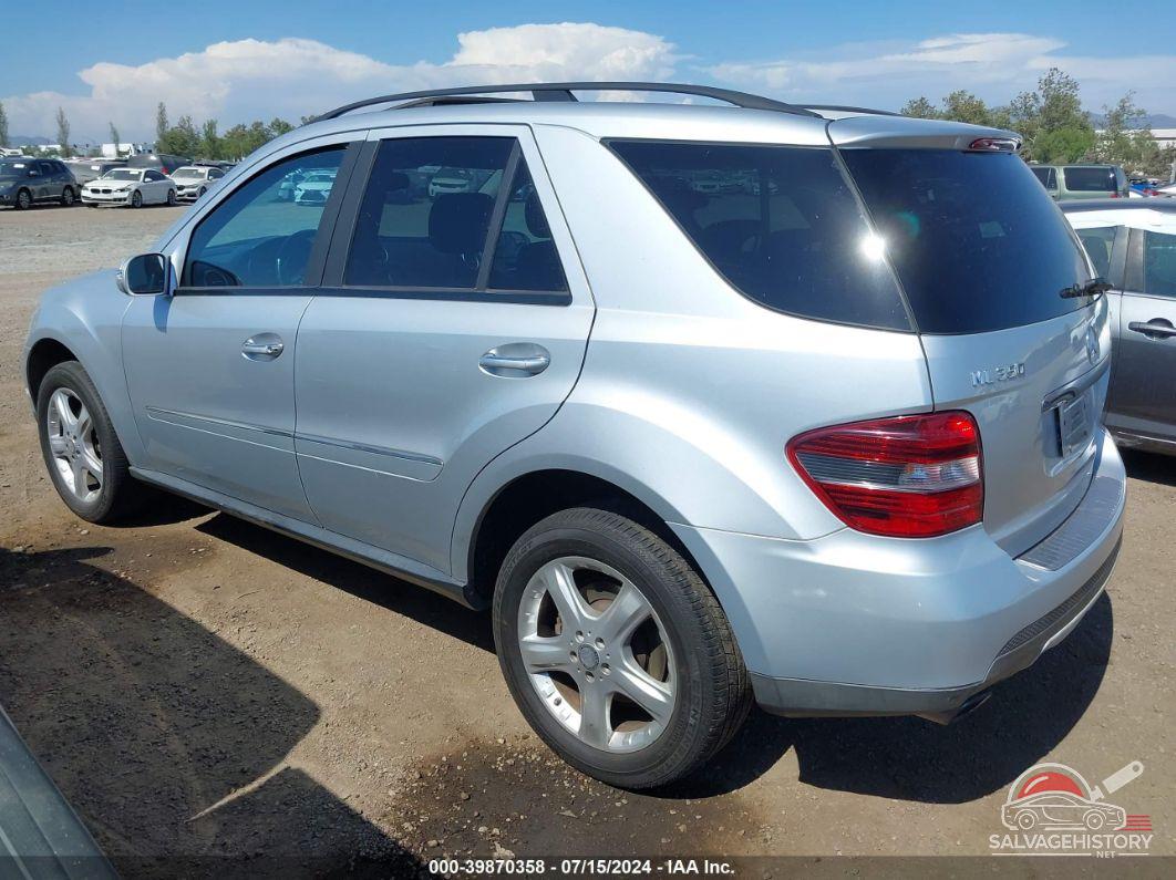 4JGBB86E58A353775 2008 MERCEDES-BENZ ML 350 photo no. 3