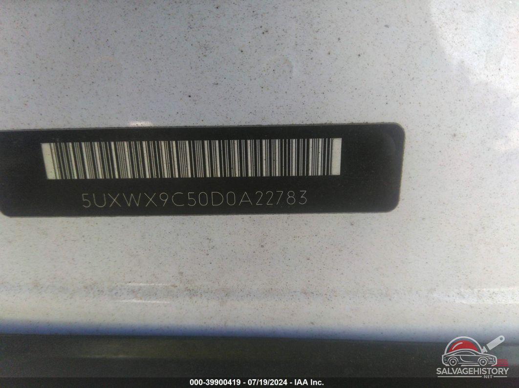 5UXWX9C50D0A22783 2013 BMW X3 photo no. 9
