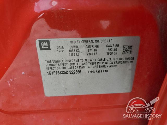 1G1PF5SC5C7229666 2012 CHEVROLET CRUZE photo no. 12
