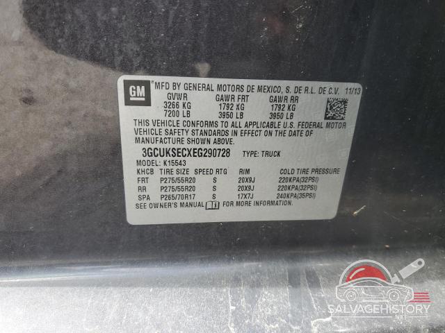 3GCUKSECXEG290728 2014 CHEVROLET ALL Models photo no. 12