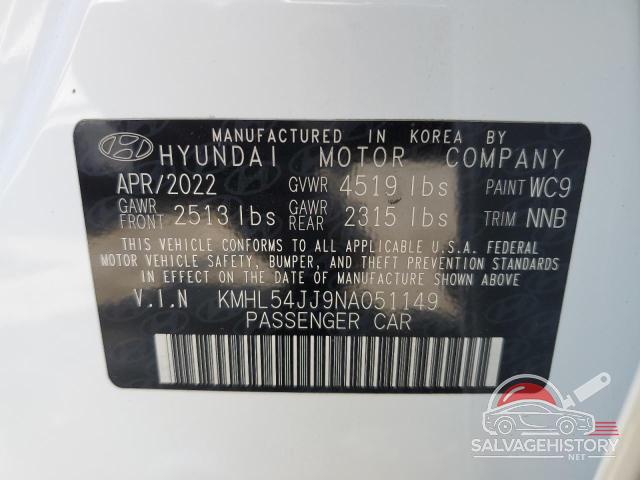 KMHL54JJ9NA051149 2022 HYUNDAI SONATA photo no. 13