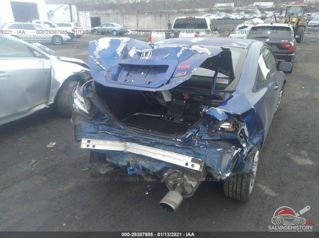 2HGFG21537H702865 2007 HONDA CIVIC SI photo no. 6