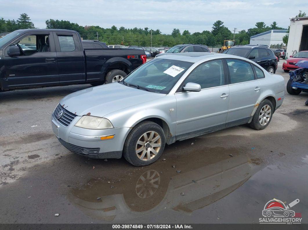WVWPD63B33P033928 2003 VOLKSWAGEN PASSAT photo no. 2