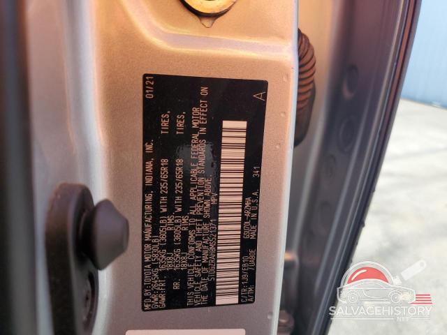 5TDGZRAH8MS521371 2021 TOYOTA HIGHLANDER photo no. 13