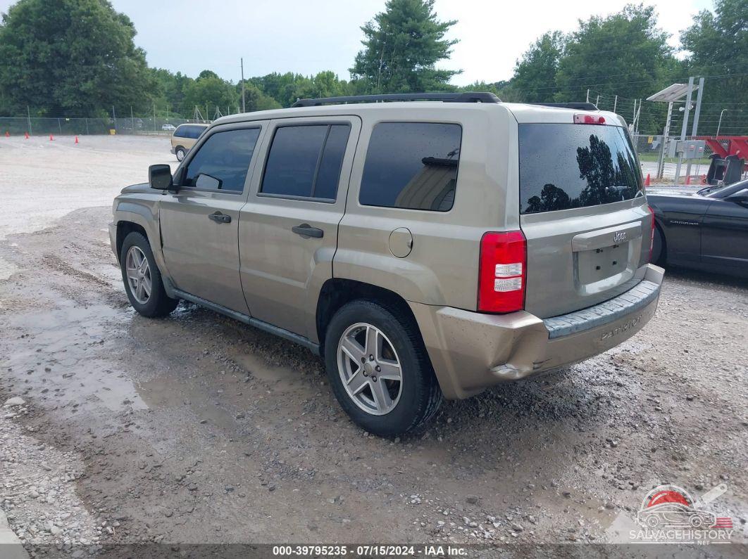 1J8FT28W18D714125 2008 JEEP PATRIOT photo no. 3
