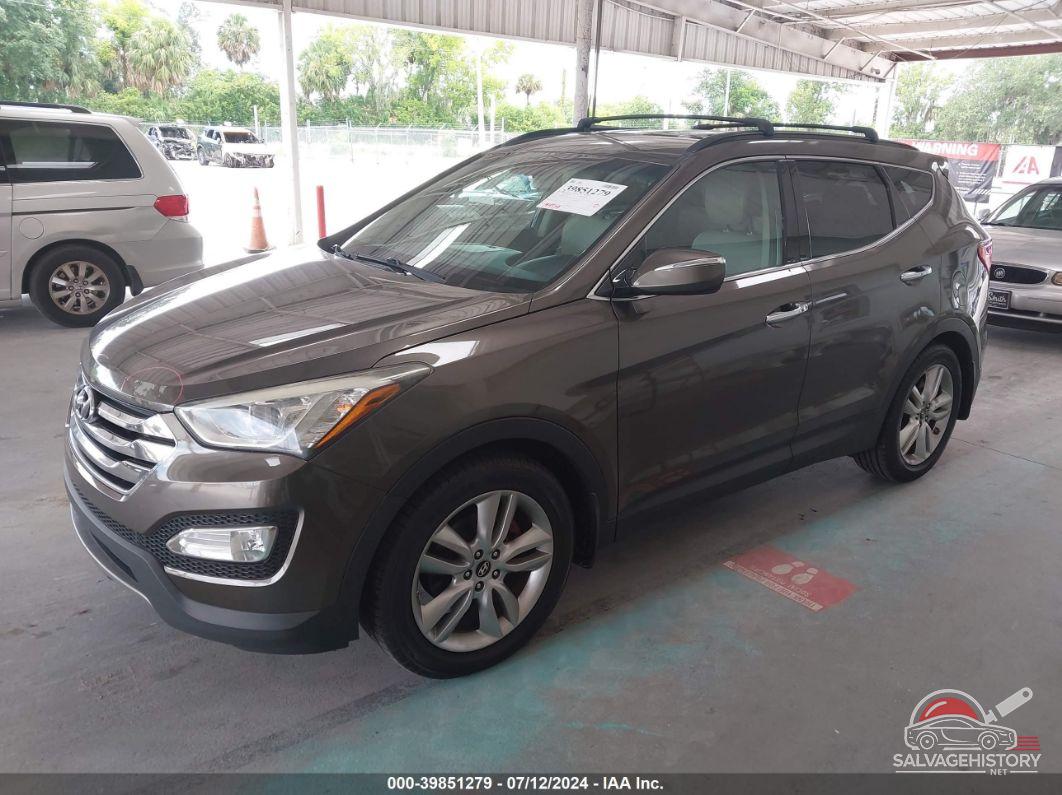 5XYZU3LA0DG117417 2013 HYUNDAI SANTA FE SPORT photo no. 2