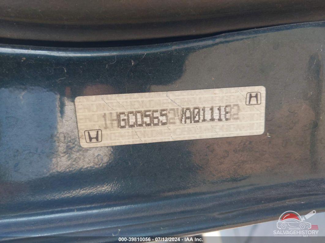 1HGCD5652VA011182 1997 HONDA ACCORD photo no. 9