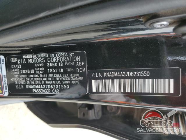 KNADM4A37D6231550 2013 KIA RIO photo no. 12