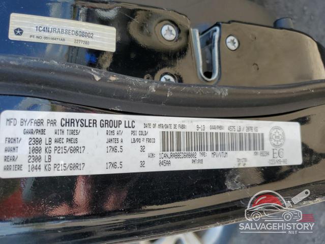 1C4NJRAB8ED608002 2014 JEEP PATRIOT photo no. 12
