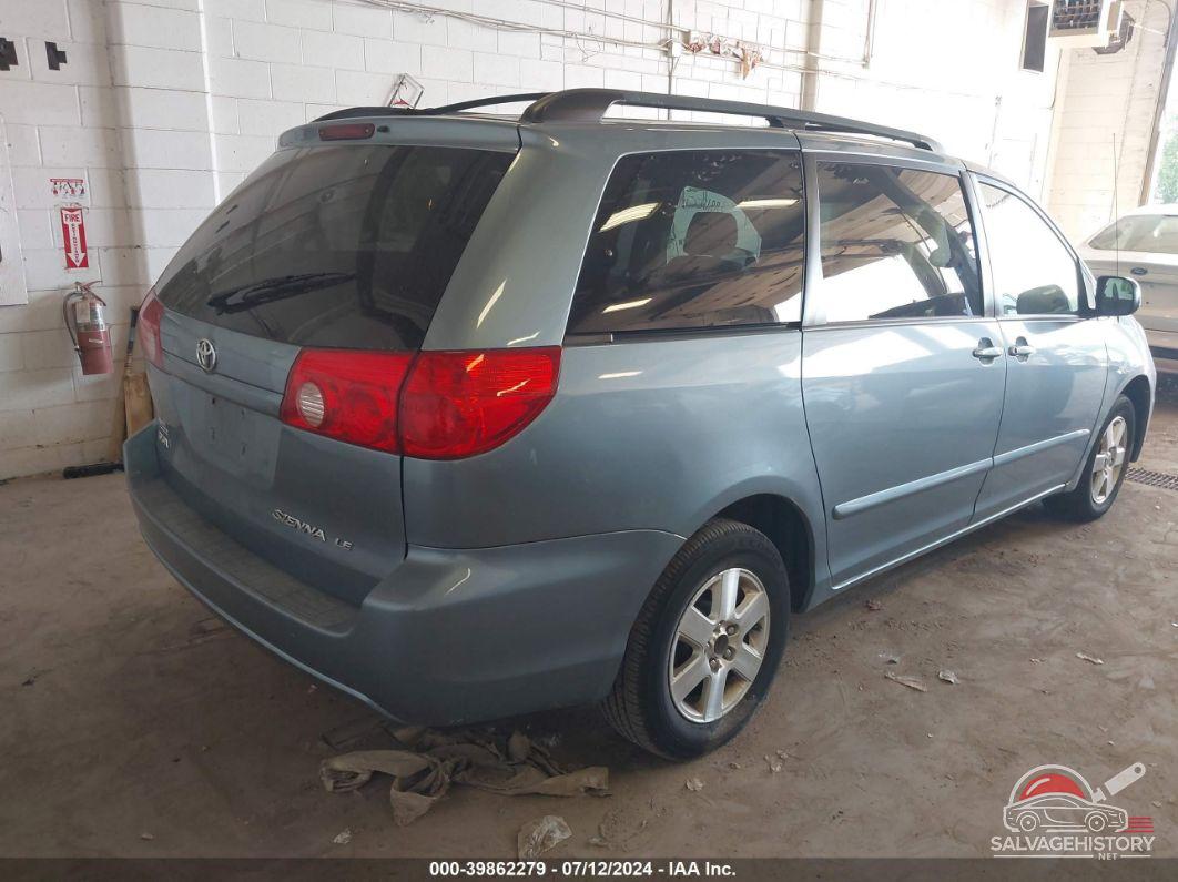 5TDZK23C07S019173 2007 TOYOTA SIENNA photo no. 4