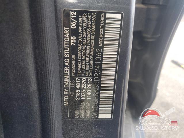 WDDGF8AB5DR241362 2013 MERCEDES-BENZ C-CLASS photo no. 12
