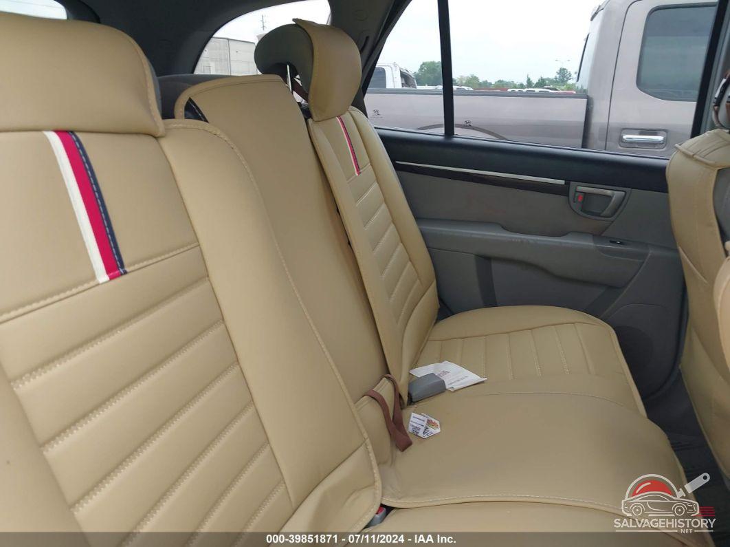 5NMSH13E37H110114 2007 HYUNDAI SANTA FE photo no. 8