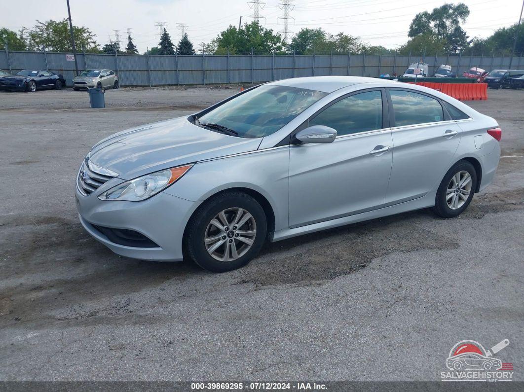 5NPEB4AC6EH879854 2014 HYUNDAI SONATA photo no. 2