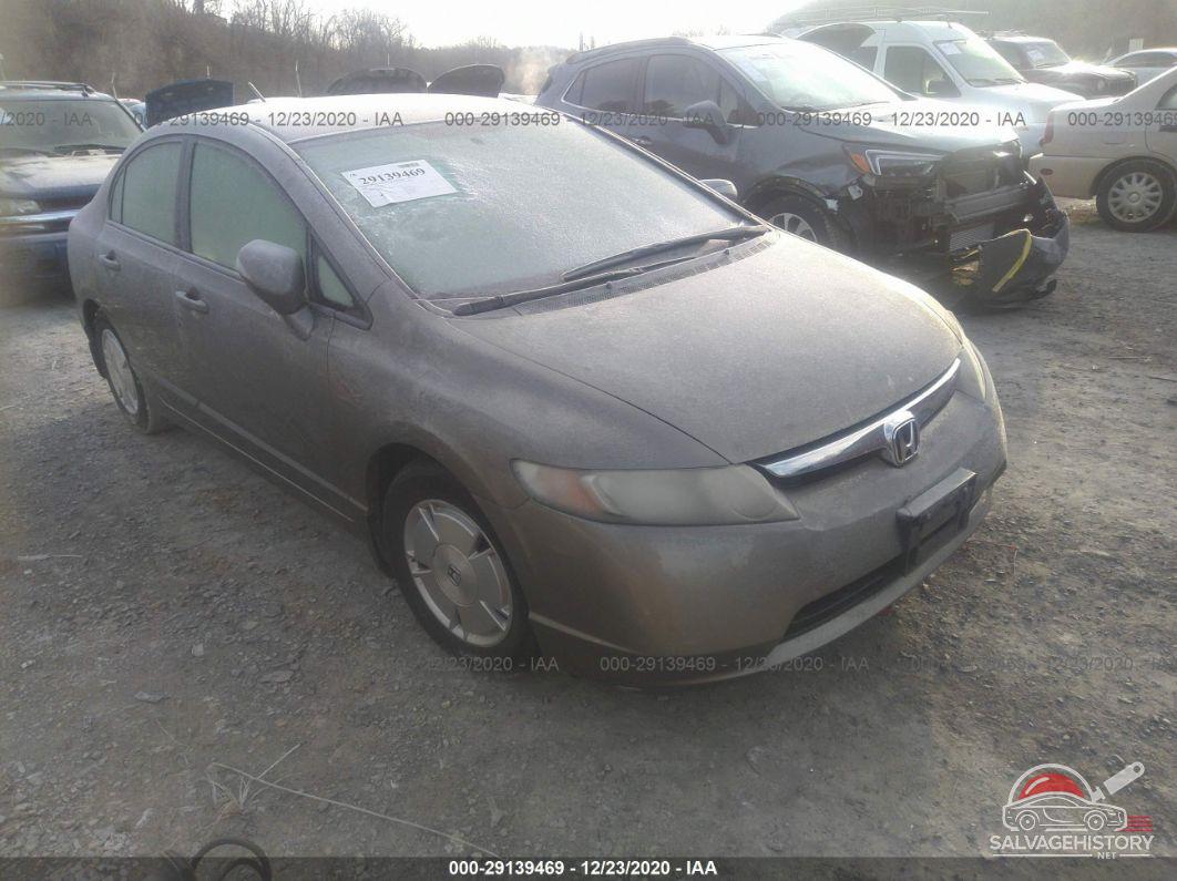 JHMFA36248S019618 2008 HONDA CIVIC HYBRID photo no. 6