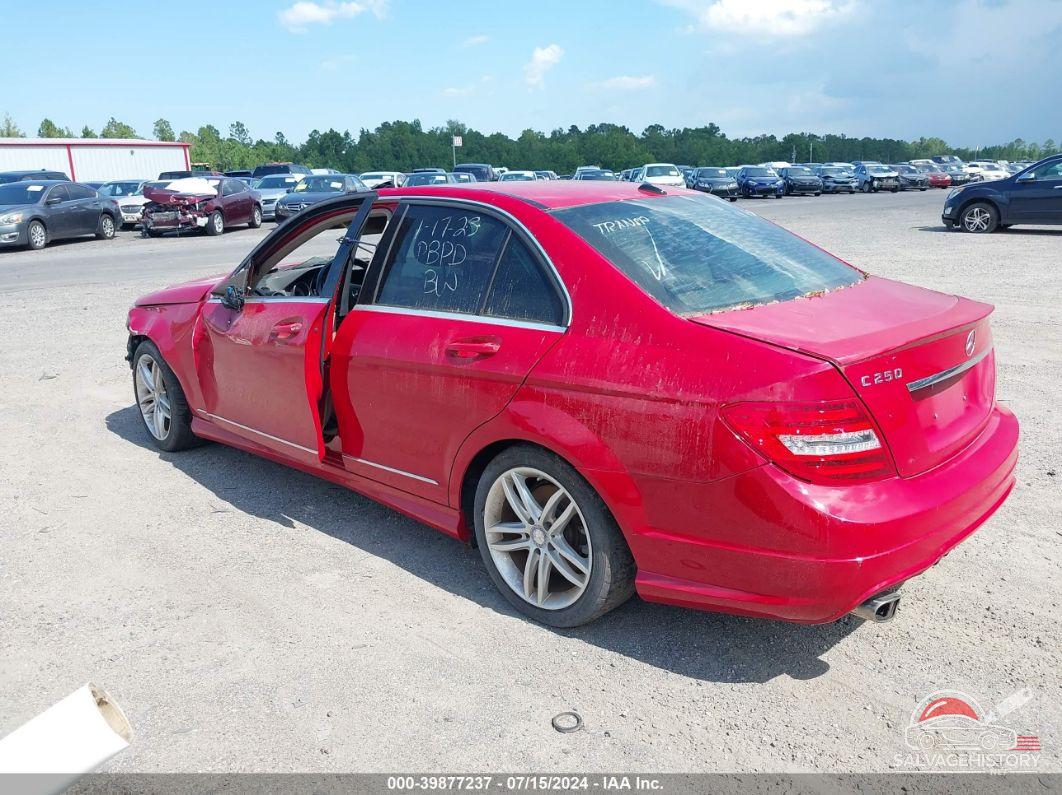 WDDGF4HB3DR266680 2013 MERCEDES-BENZ C 250 photo no. 3