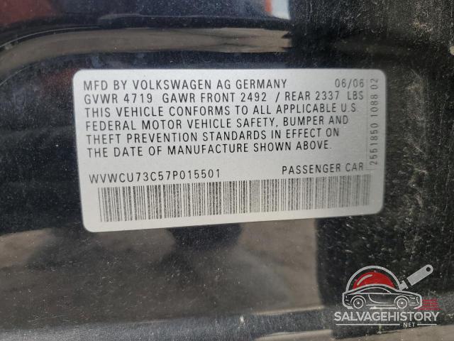 WVWCU73C57P015501 2007 VOLKSWAGEN PASSAT photo no. 12