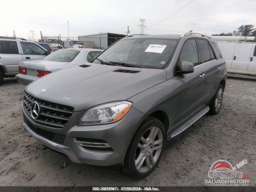 4JGDA0EB1FA479990 2015 MERCEDES-BENZ ML 250 BLUETEC photo no. 2