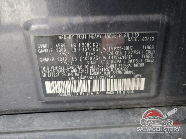 4S4BRBLC4D3295507 2013 SUBARU OUTBACK photo no. 13