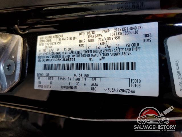 5LMCJ3C95KUL08551 2019 LINCOLN MKC photo no. 13