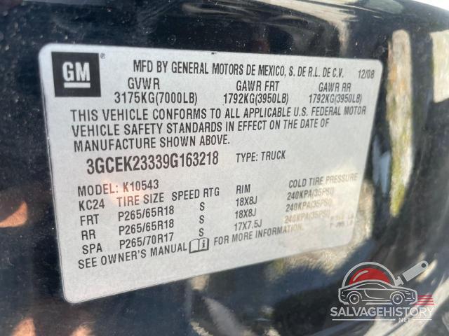 3GCEK23339G163218 2009 CHEVROLET ALL Models photo no. 10