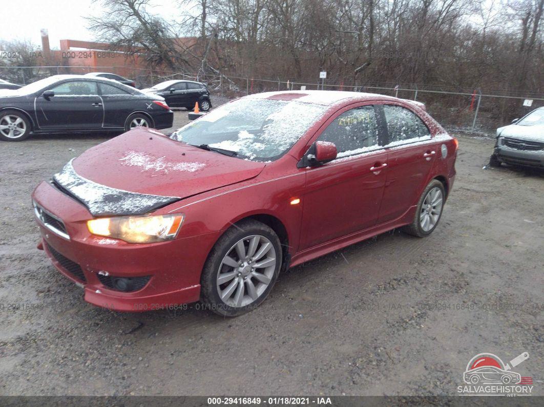 JA32X8HW5AU002654 2010 MITSUBISHI LANCER photo no. 2