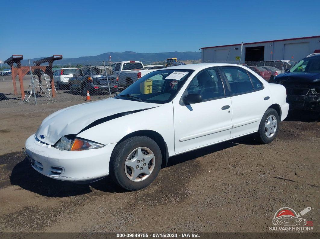1G1JC524727192741 2002 CHEVROLET CAVALIER photo no. 2