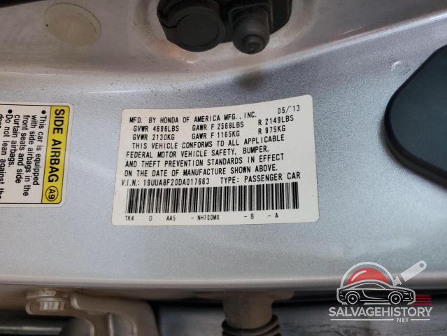 19UUA8F20DA017663 2013 ACURA TL photo no. 13