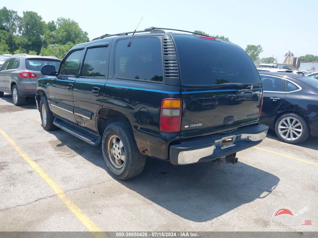 1GNEK13T71R212961 2001 CHEVROLET TAHOE photo no. 3