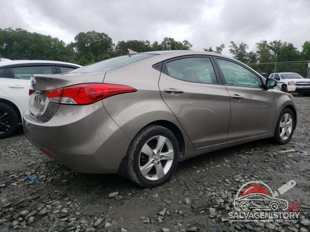 5NPDH4AE0CH141959 2012 HYUNDAI ELANTRA photo no. 3