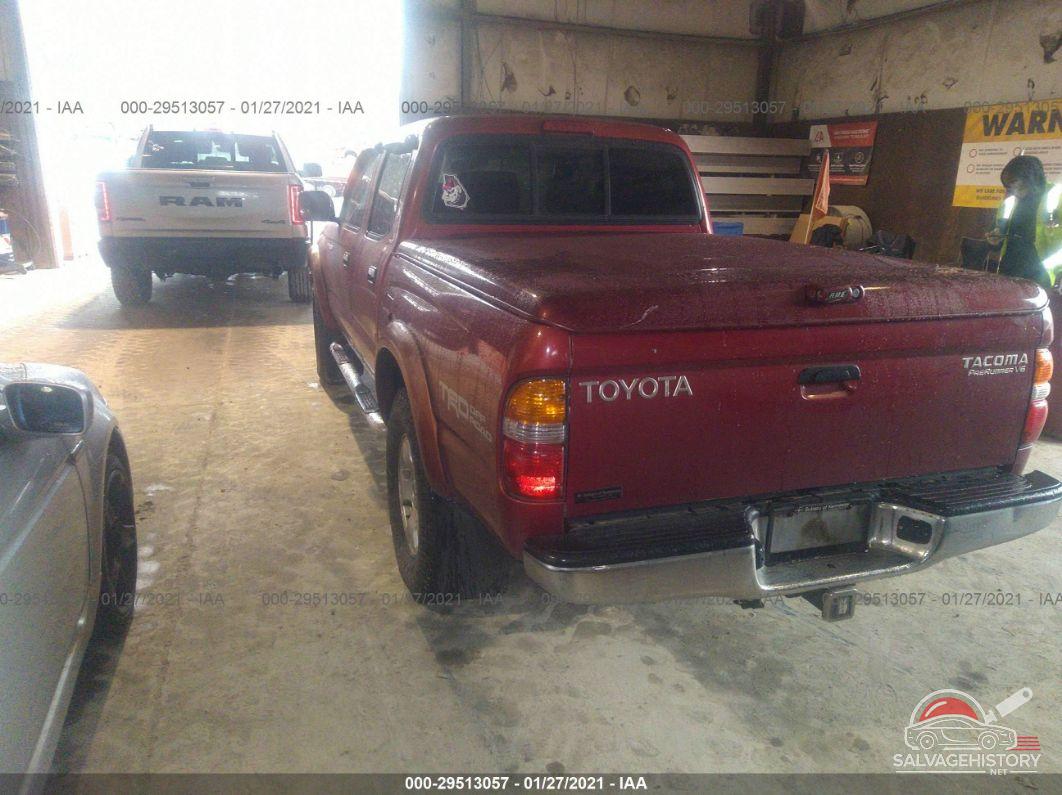 5TEGN92N01Z768592 2001 TOYOTA TACOMA photo no. 3