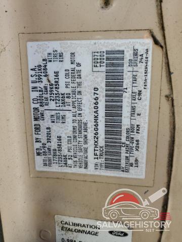 1FTHX26G6MKA06670 1991 FORD All Models photo no. 12