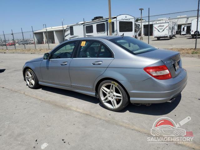 WDDGF54X78R010636 2008 MERCEDES-BENZ C-CLASS photo no. 2