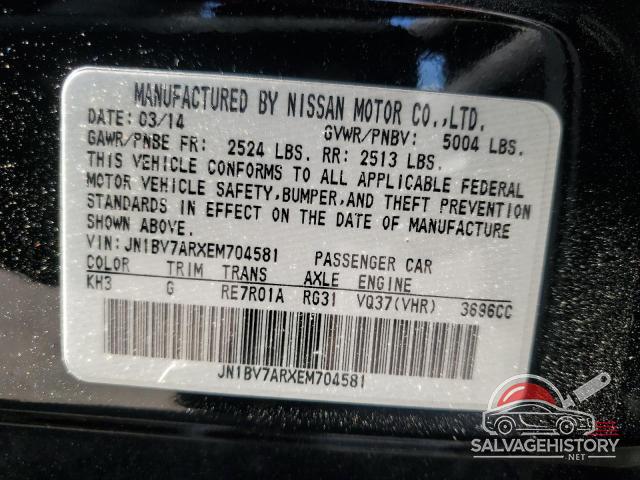 JN1BV7ARXEM704581 2014 INFINITI Q50 photo no. 12