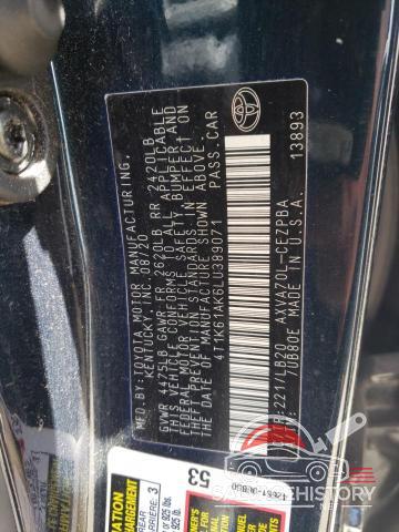 4T1K61AK6LU389071 2020 TOYOTA CAMRY photo no. 12