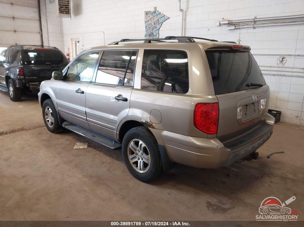 2HKYF18754H527050 2004 HONDA PILOT photo no. 3